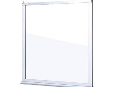 玻璃挡烟垂壁对比镁质高晶板